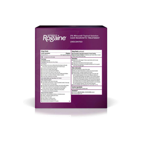 Rogaine 落健生髮液 2% Minoxidil (女用) 3