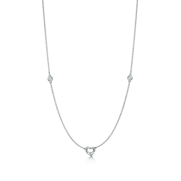 Tiffany Elsa Peretti Diamonds by the Yard Open Heart Necklace 愛心項鍊 1