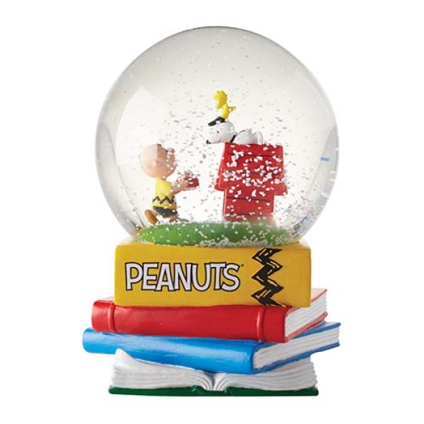 Dept. 56 Snowglobe - Peanuts - Charlie Brown, Snoopy, Woodstock 1