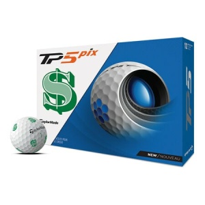 TaylorMade TP5 PIX MONEY BALL 高爾夫球
