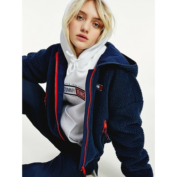 TOMMY HILFIGER RECYCLED SHERPA HOODED JACKET 夾克外套 - 商品組合 1