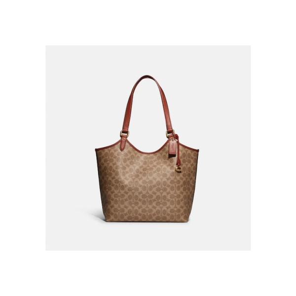 Coach Day Tote In Signature Canvas 托特包 1
