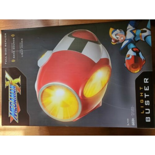 Mega Man X Light Buster Full Size Replica Blaster Arm Cannon Lights Sounds New 1