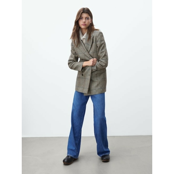 Massimo Dutti WOOL CHECK HOUNDSTOOTH BLAZER 西裝外套 1