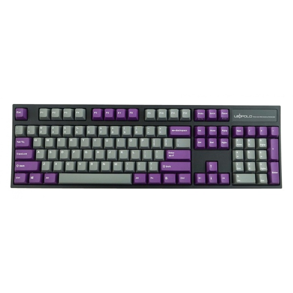 MechanicalKeyboards Leopold FC900R Purple/Gray PD Double Shot PBT Mechanical Keyboard 機械式鍵盤 1