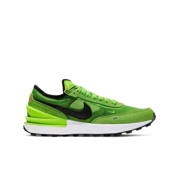 Nike Waffle One "Electric Green/Black/Mean Green" Preschool Kids' Shoe 2