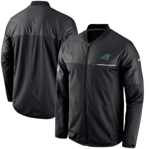 Fanatics Carolina Panthers Nike Elite Hybrid Performance Jacket - Black