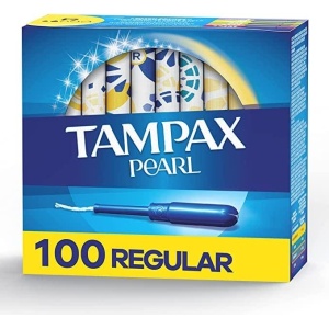 Tampax Pearl Tampons Super Absorbency 100 Count 超強吸水衛生棉條- 2 商品組合