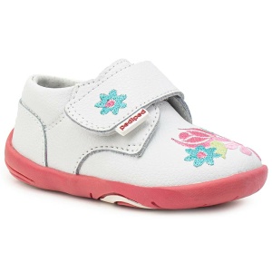 pediped GRIP 'N' GO™ OLIVIA WHITE 娃娃鞋 嬰兒鞋
