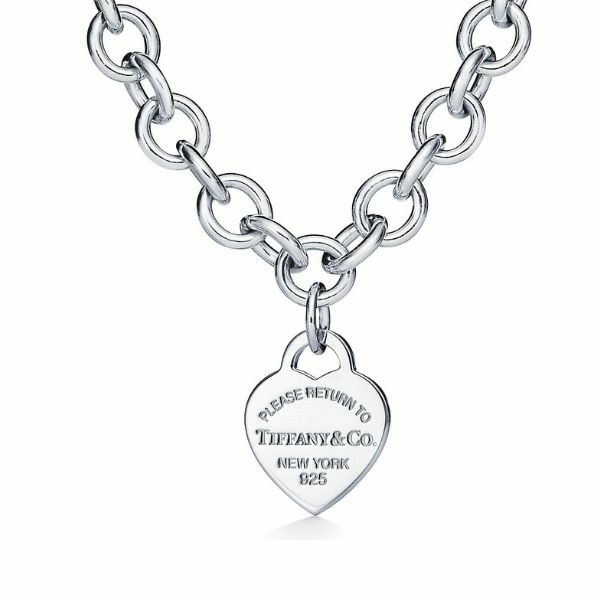 Tiffany & Co. Heart Tag Chain Link Necklace 1