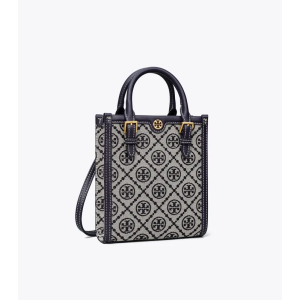 Tory Burch T MONOGRAM JACQUARD MINI BUCKET BAG tb水桶包