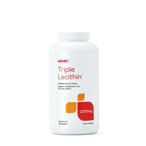 GNC Triple Lecithin™ Supplement - 1200mg 三效大豆卵磷脂軟膠囊