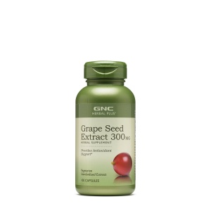 GNC Herbal Plus® Grape Seed Extract 300mg 葡萄籽萃取物素食膠囊