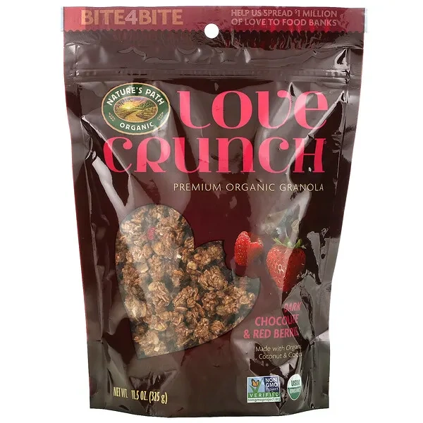 iHerb Nature's Path, Love Crunch, Premium Organic Granola, Dark Chocolate & Red Berries 優質有機格蘭諾拉麥片 (莓果&巧克力)- 10 商品組合 1