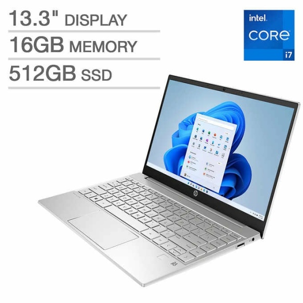 HP Pavilion 13.3" Laptop - Intel Core i7-1195G7 - 4K UHD (3840 x 2160) - Windows 11 惠普 13吋筆記型電腦 1