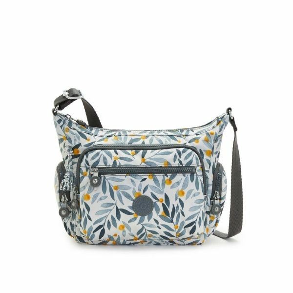 Kipling Gabbie Small Printed Crossbody Bag 清新橄欖葉印花多袋實用側背包 - 2 商品組合 1