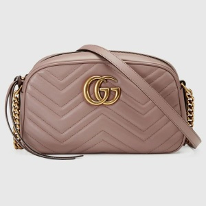 GUCCI GG Marmont small matelassé shoulder bag 雙G肩背包
