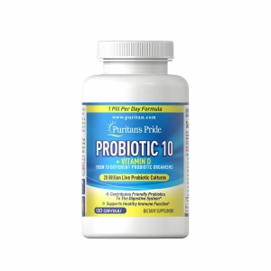 Puritan's Pride Probiotic 10 益生菌 & Vitamin D 維他命D