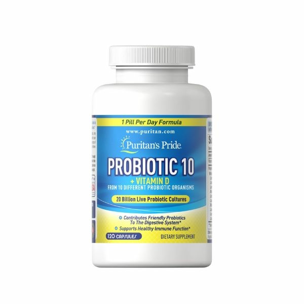 Puritan's Pride Probiotic 10 益生菌 & Vitamin D 維他命D 1