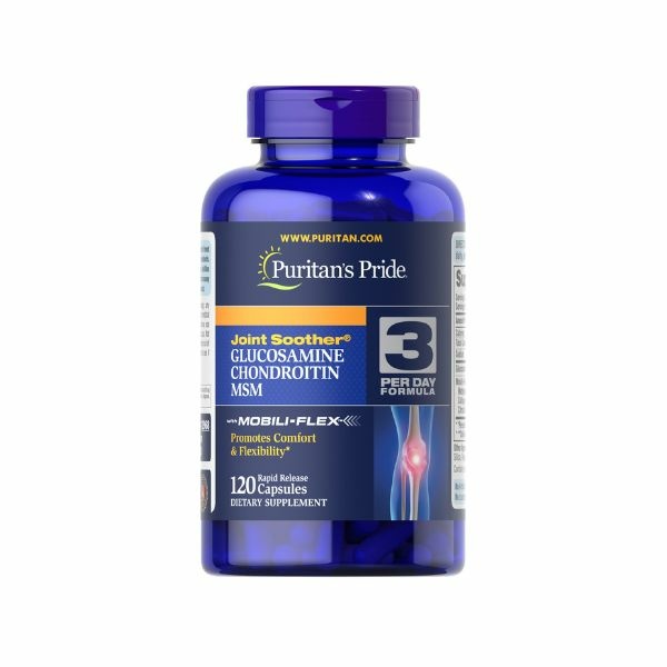 Puritan's Pride Double Strength Glucosamine, Chondroitin & MSM Joint Soother 普瑞登 雙倍強度氨基葡萄糖/軟骨素/MSM 1