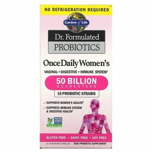 iHerb Garden of Life, Dr. Formulated Probiotics, Once Daily Women's - 每日一次女性專用益生菌