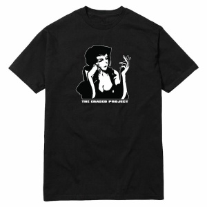 ERASED FAYE BAE T SHIRT - 黑