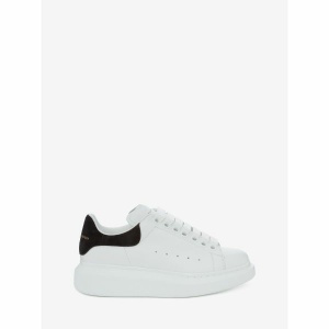 ALEXANDER McQUEEN Women's Oversized Sneaker in White/black 女款運動鞋