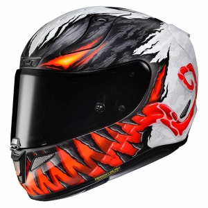 Motostorm Hjc Rpha 11 Anti Venom Marvel Helmet