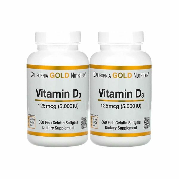 California Gold Nutrition Vitamin D3 維生素D3 素食膠囊 1