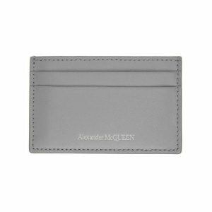 ALEXANDER MCQUEEN Grey Logo Card Holder 卡夾