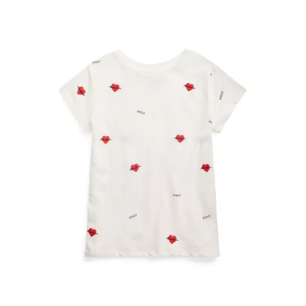 Ralph Lauren Girls 7-16 Polo Bear Cotton Jersey T-Shirt -7 商品組合 6