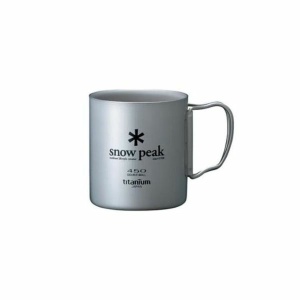 Snow Peak Double Wall Mug 450 (MG-053R) 鈦金屬單層杯