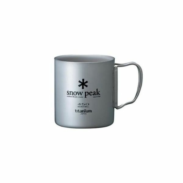 Snow Peak Double Wall Mug 450 (MG-053R) 鈦金屬單層杯 1