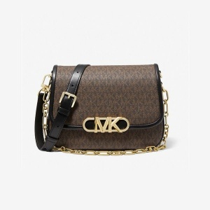 MICHAEL KORS Parker Medium Logo Messenger Bag