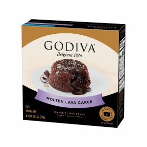 Godiva Molten Lava Cakes Baking Mix - 10.4oz 熔岩蛋糕