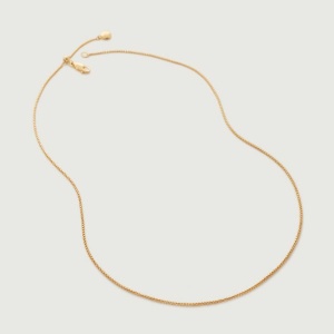 Monica Vinader Fine Oval Box Chain Necklace adjustable 46cm/18" - 2 商品組合