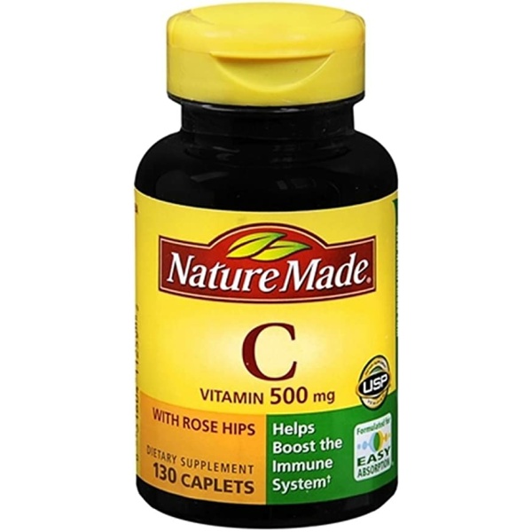 Nature Made Vitamin C 500mg with Rose Hips 1