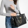 MICHAEL KORS Hamilton Legacy Large Leather Belted Satchel 手提包 5