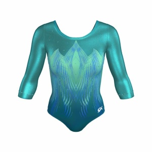 GKElite Falling Feathers Sublimated Competition Leotard 比賽連身衣