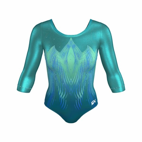 GKElite Falling Feathers Sublimated Competition Leotard 比賽連身衣 1