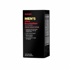 GNC Men's Ultra NourishHair™ Supplement - 120 Caplets 滋養頭髮 綜合維他命