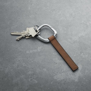 GEORG JENSEN Keyring Square 喬治傑生 方形皮繩鑰匙圈