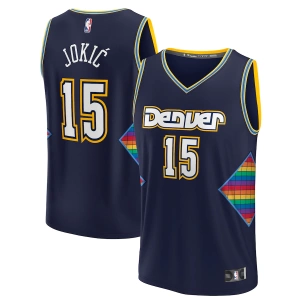 Fanatics Nikola Jokic Denver Nuggets Fanatics Branded 2021/22 Fast Break Replica Jersey