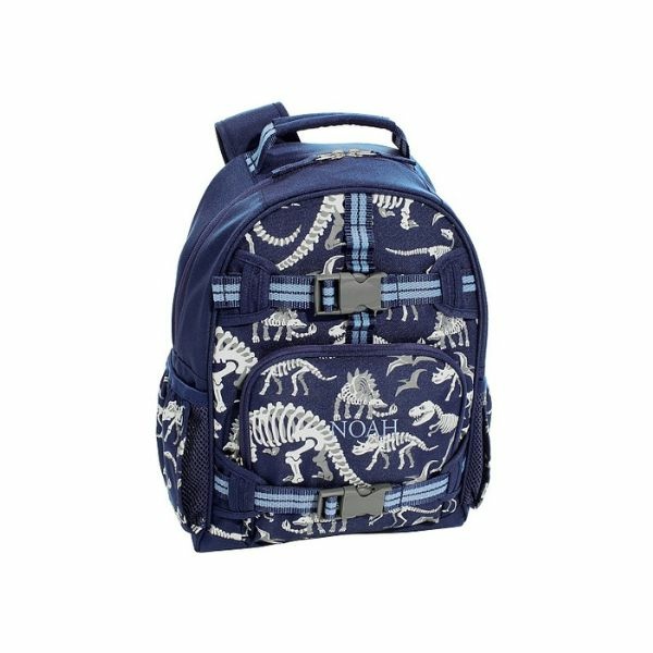 Pottery Barn Kids Mackenzie Navy Dino Bones Glow-in-the-Dark Backpacks 1