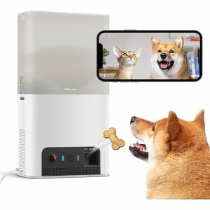 Petcube Bites 2 Lite Interactive WiFi Pet Monitoring Camera with Phone App and Treat Dispenser