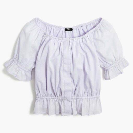 J Crew V-neck cotton voile top 7商品組合 6