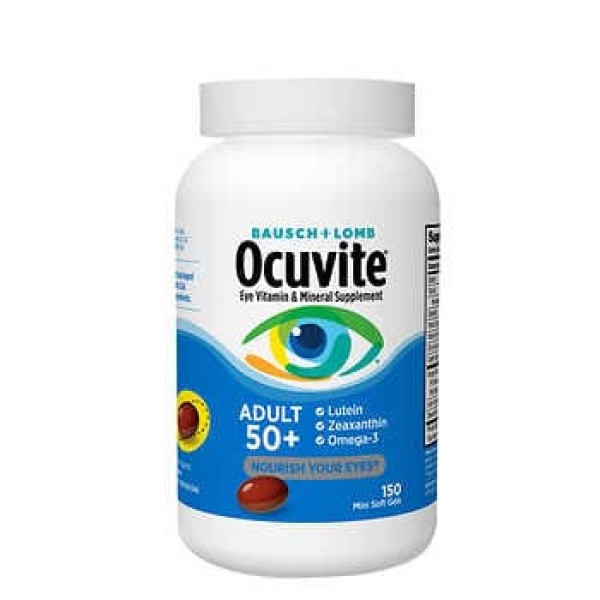 Ocuvite Adult 50+ 150 Soft Gels 1