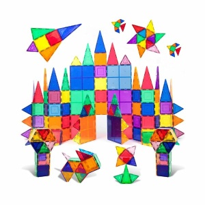 PicassoTiles 100 Piece Set Magnet Building Tiles 磁力積木