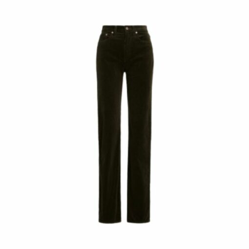 RALPH LAUREN Straight Fit High-Rise Corduroy Pant 2