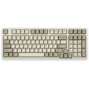 Leopold FC980M Two Tone White PD Double Shot PBT Mechanical Keyboard